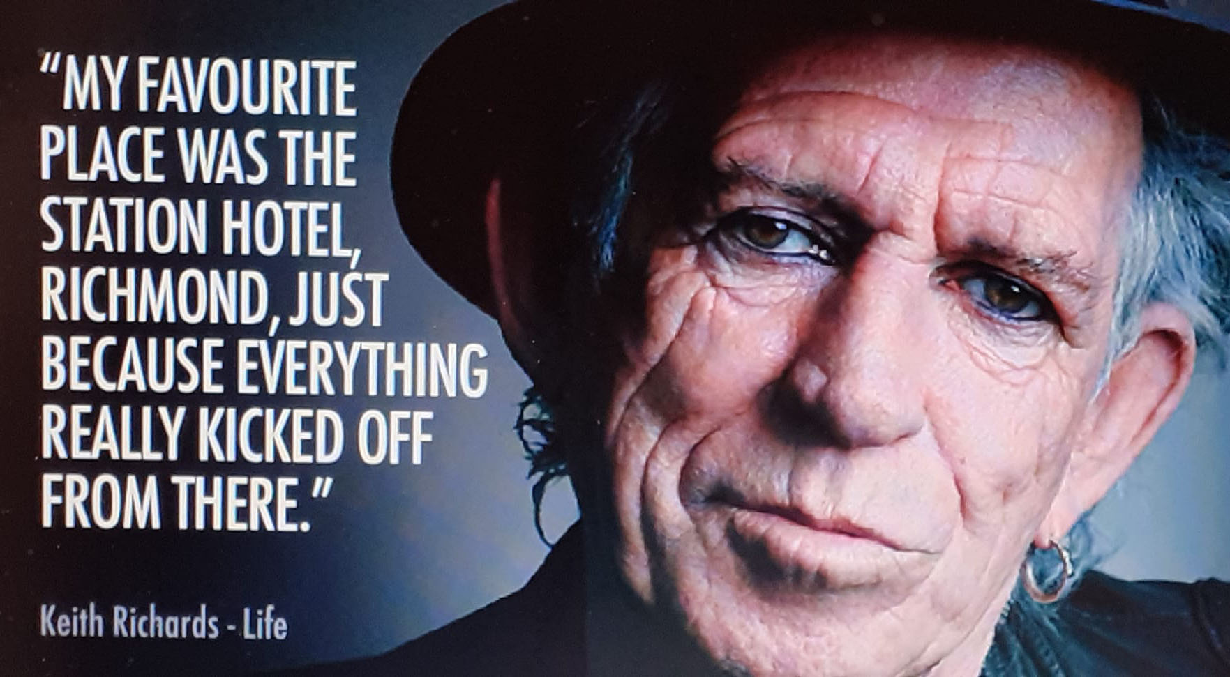 Keith Richards Station Hotel x